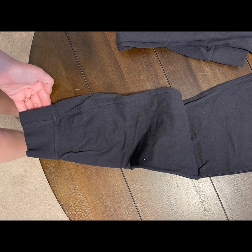 Black lululemon joggers